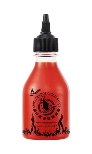 Salsa al peperoncino Sriracha Blackout - Flying Goose 200ml.